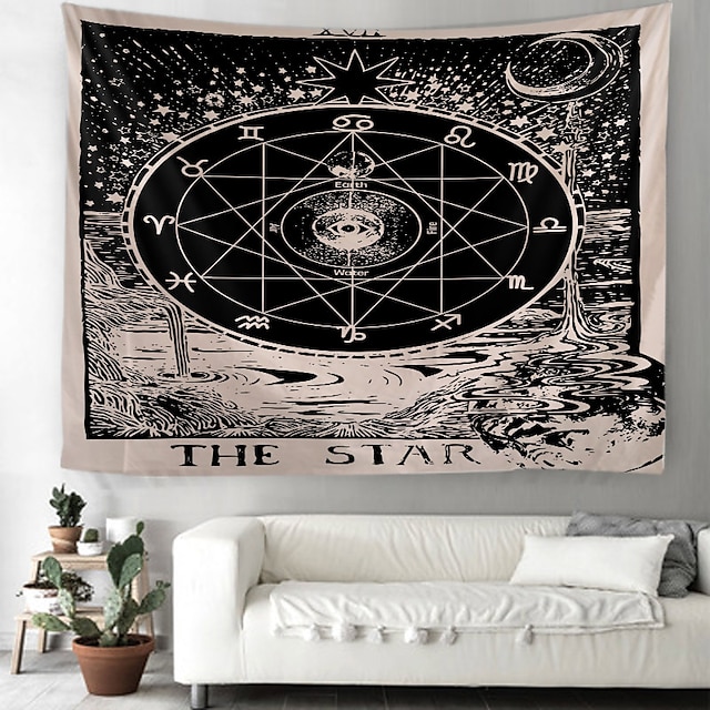 Home & Garden Home Decor | Tarot Divination Wall Tapestry Art Decor Blanket Curtain Picnic Tablecloth Hanging Home Bedroom Livin