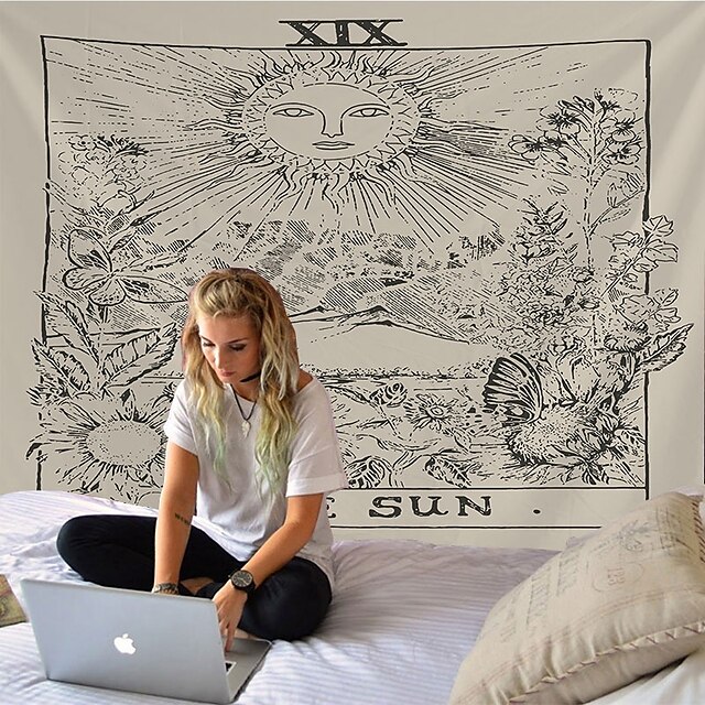 Home & Garden Home Decor | Tarot Divination Wall Tapestry Art Decor Blanket Curtain Picnic Tablecloth Hanging Home Bedroom Livin