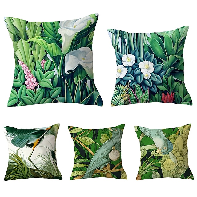  Set of 5 Throw Pillow Simple Classic 45*45 cm