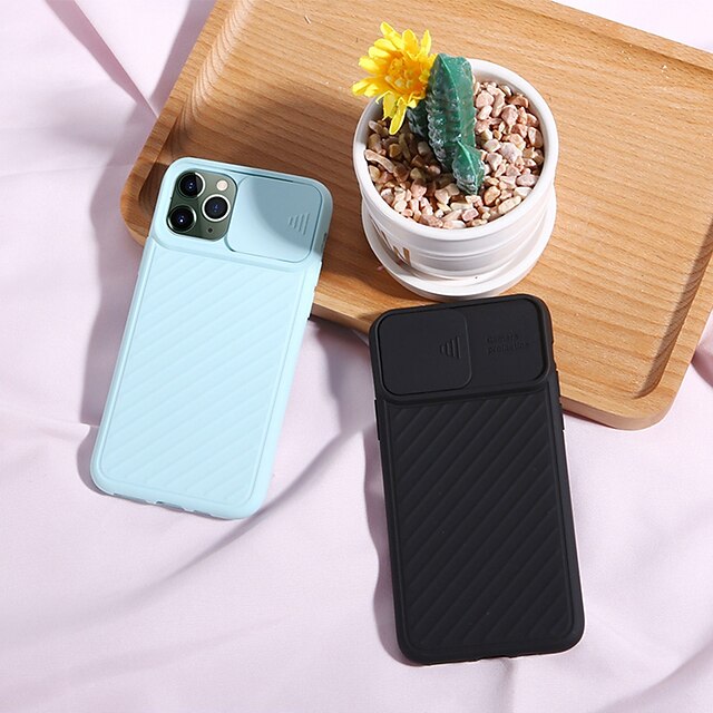  iPhone11Pro Max New Lens Push-pull Protective Phone Case XS Max Silicone Non-slip Feel 6/7 / 8Plus Universal Protective Sleeve