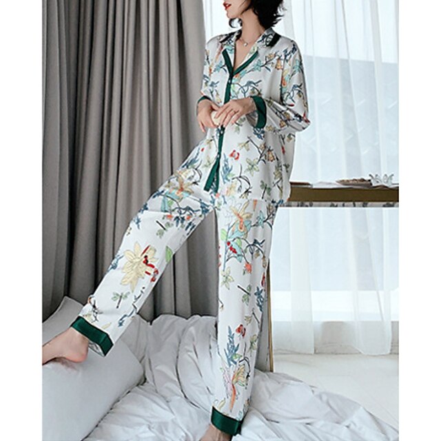 Kimono floreale a maniche lunghe Abbigliamento Abbigliamento genere neutro per adulti Pigiami e vestaglie Vestaglie 