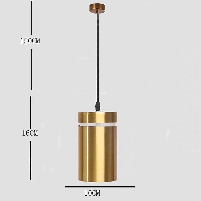 Lights & Lighting Pendant Lights | 10 cm Single Design Pendant Light Metal Modern 220-240V - CS55155