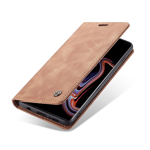  Phone Case For Samsung Galaxy S23 S22 S21 FE S21 Ultra Plus A54 A53 A13 A23 S20 A52 Wallet Case with Stand Holder Magnetic Flip Shockproof Solid Colored PU Leather