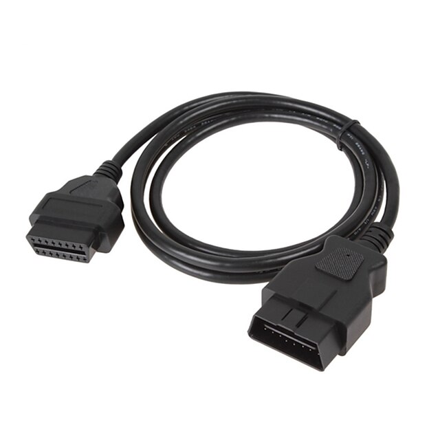  150CM 16 Pin Male to Female Car OBD2 Extension Cable OBDII 16PIN 1.5m Car Extender Cord Diagnostic Connector Cable(4.9Ft/1.5M)