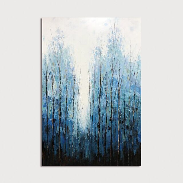  Hand Painted Canvas Oilpainting Abstract Landscape Home Decoration with Frame Painting Ready to Hang