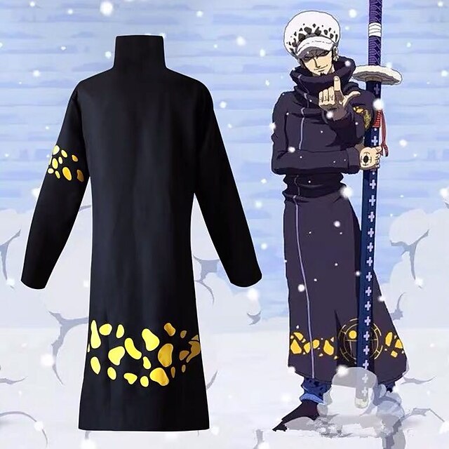  Inspired by One Piece Trafalgar Law Anime Cosplay Costumes Japanese Cosplay Suits Cloak Cloak For Men's