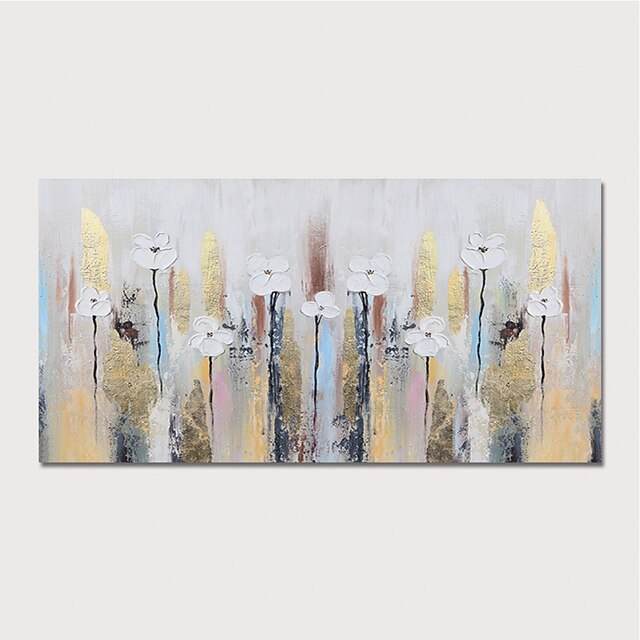  Oil Painting Hand Painted Horizontal Abstract Modern Stretched Canvas
