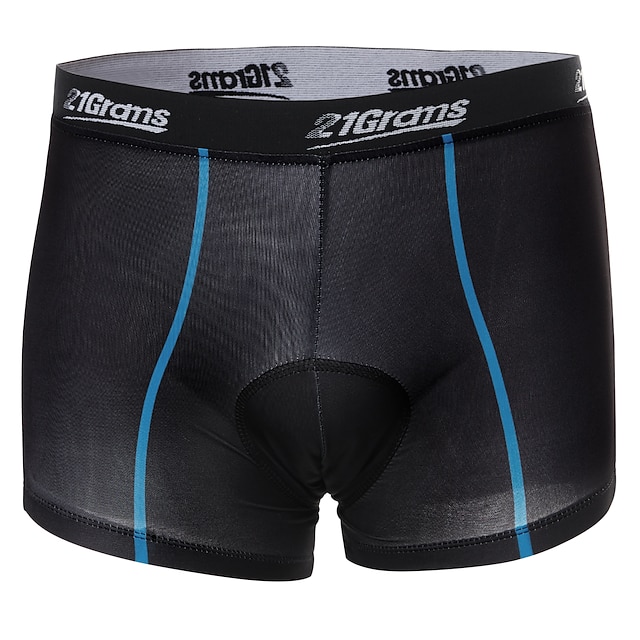 21Grams® Men's Cycling Underwear Shorts Padded Boxers Bike Underwear