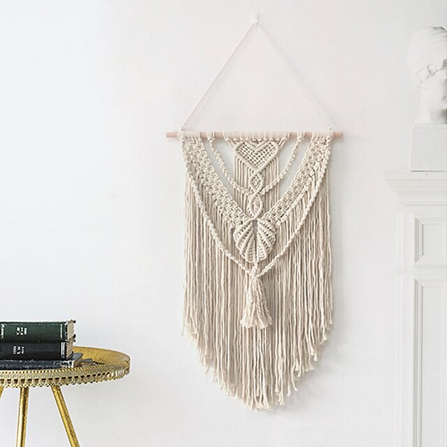 Home & Garden Home Decor | Boho Hand Woven Macrame Wall Tapestry Bohemian Boho Art Decor Blanket Curtain Hanging Home Bedroom Li