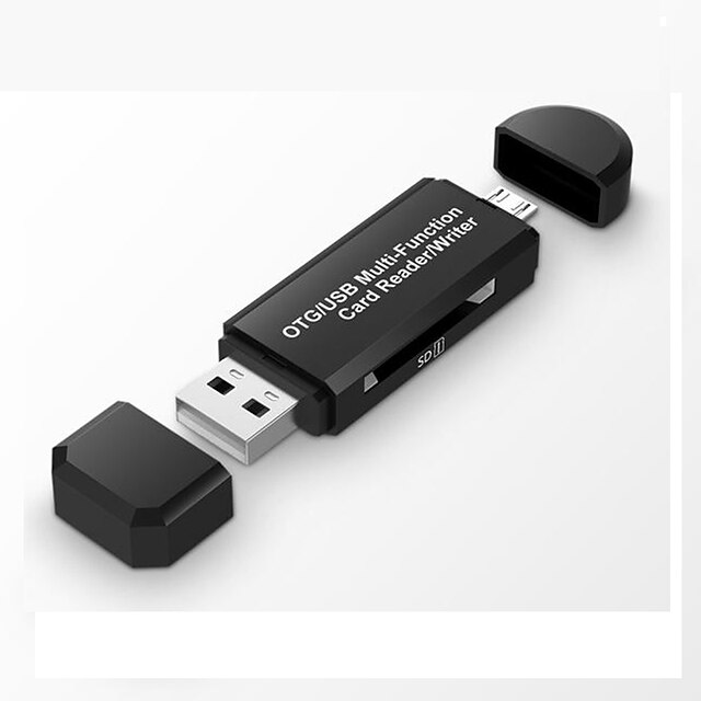  USB 2.0 OTG Micro SD/SDXC TF Card Reader Adapter Multi-Function U Disk PC Phones Memory Cardreader