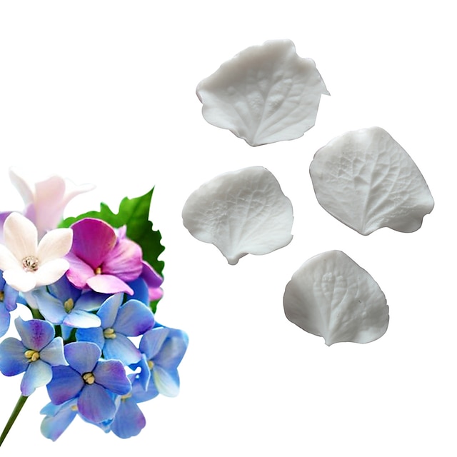 simulación de hortensia orquídea moldeado de doble cara fondant cake molde  de silicona herramienta para hornear 7959962 2023 – $