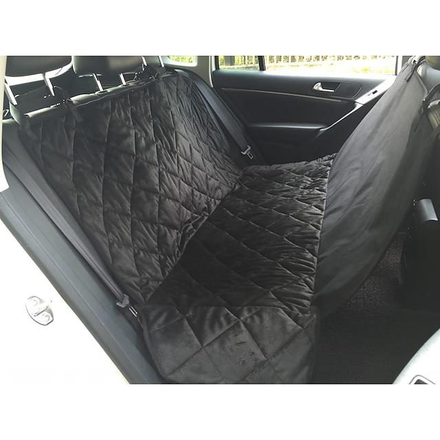 Cane Materasso sottile Fodera per sedile auto Coperte da letto Ompermeabile Ripiegabile Tessile Nero Marrone