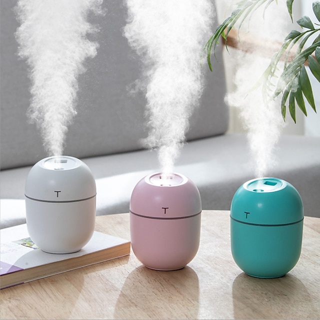   Ultrasonic Mini Air Humidifier 200ML Aroma Essential Oil Diffuser for Home Car USB Fogger Mist Maker with LED Night Lamp