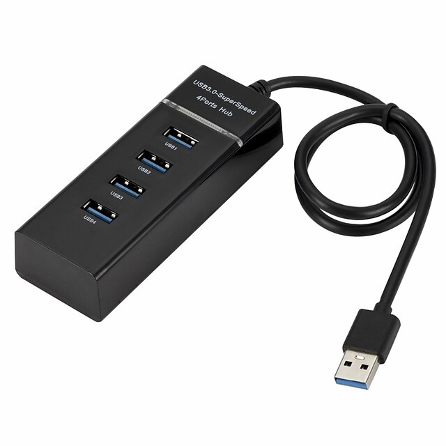  LITBest 4 ports USB 3.0 High Speed HUB Multi Splitter Expansion For Desktop PC Laptop Adapter