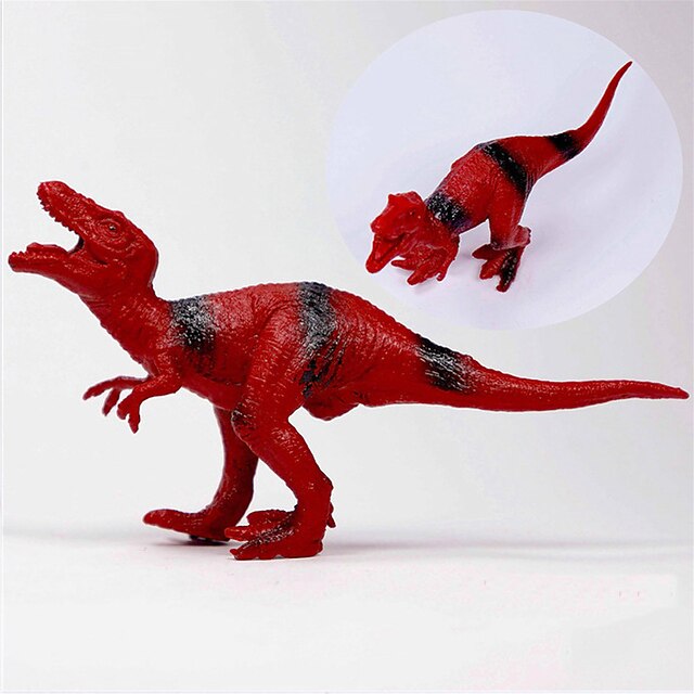  Draghi e Dinosauri Figura di dinosauro Triceratops Dinosauro Jurassico Tirannosauro Rex Plastica Per bambini Bomboniere, Giocattoli educativi per la scienza, regalo per bambini e adulti