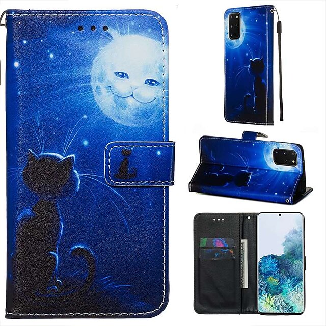  Phone Case For Samsung Galaxy Full Body Case S20 Plus S20 Ultra S20 A90 Samsung Galaxy A80 A50s Samsung Galaxy A30s A10s A20s A71 Wallet Card Holder with Stand Scenery PU Leather
