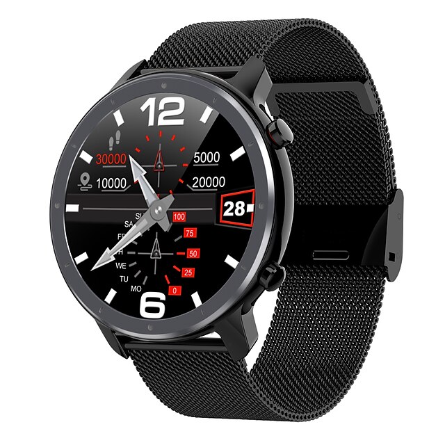  BoZhuo L11 Smart Watch 1.3 inch Smart armbånd Smartwatch Bluetooth Stopur Skridtæller Samtalepåmindelse Kompatibel med Android iOS Mænd Kvinder Vandtæt Touch-skærm Pulsmåler IP68