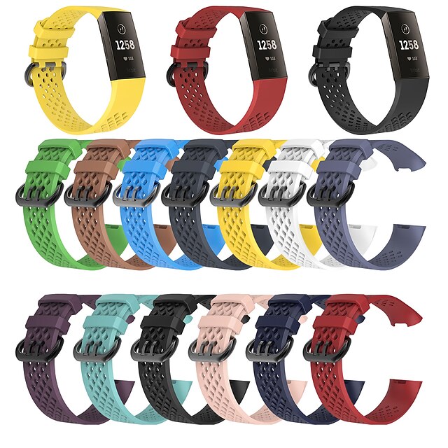  1 pcs Smart Watch Band for Fitbit Fitbit charge3 Sport Band TPE Replacement  Wrist Strap
