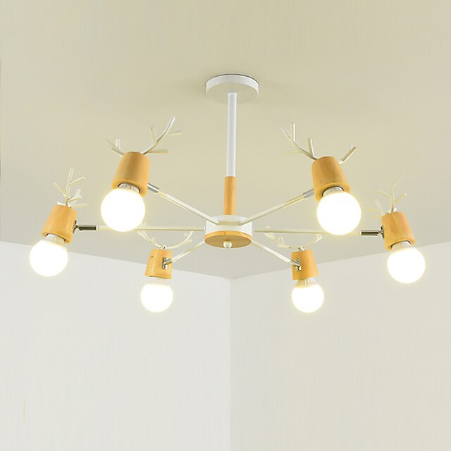  80 cm Sputnik Design Chandelier Metal Painted Finishes Contemporary Nordic Style 220-240V