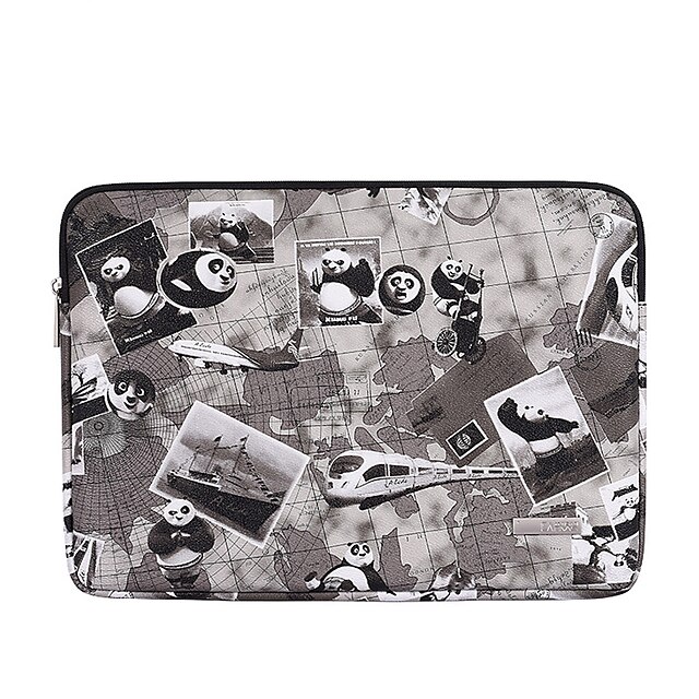  13.3 14.1 15.6 inch Universal PU Leather Animal Print Water-resistant Shock Proof Laptop Sleeve Case Bag for Macbook/Surface/Xiaomi/HP/Dell/Samsung/Sony Etc