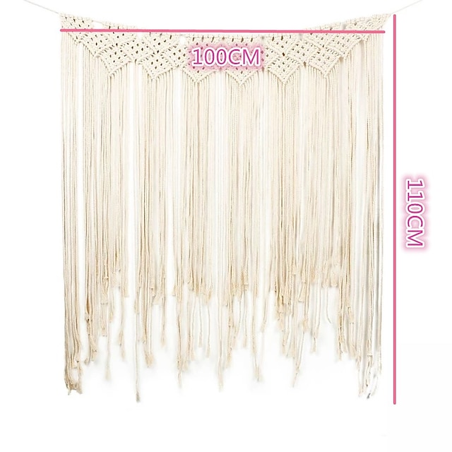 Home & Garden Home Decor | Hand Woven Macrame Wall Tapestry Bohemian Boho Art Decor Hanging Wedding Backdrop Home Bedroom Living