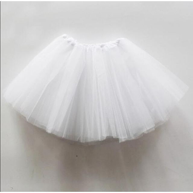  الباليه تنورات قصيرة للفتيات التنانير ثوب نسائي هوب خمر الاطفال فستان جور الأداء الطبيعي تول مرحلة زي
