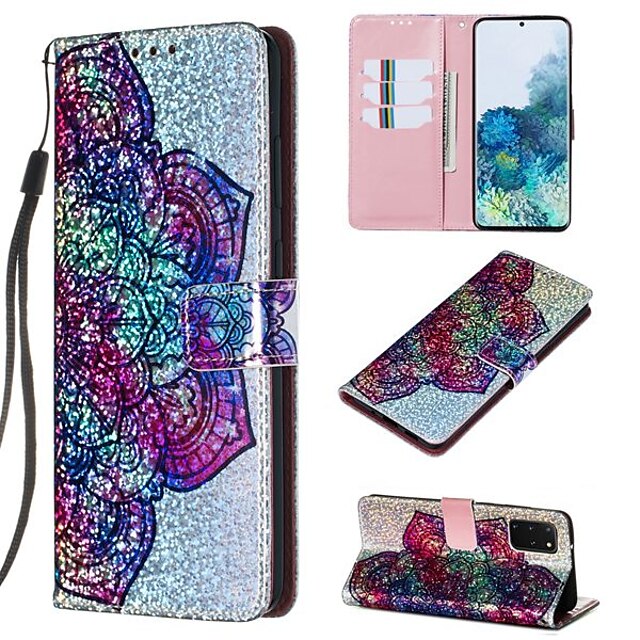  Case For Samsung Galaxy A50/Galaxy Note 10 / Galaxy Note 10 Plus Wallet / Card Holder / with Stand Full Body Cases Flower PU Leather For Galaxy S20/S20 Plus/S20 Ultra/A50S/A30S/A71