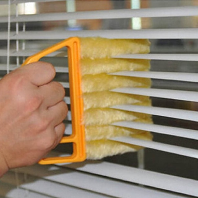  полезная щетка для мытья окон из микрофибры щетка для штор кондиционер для чистки тряпкой с моющейся тканью для жалюзи