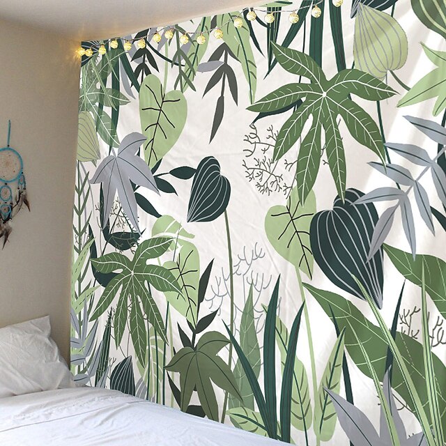 Tapestry for Bedroom Living Room Dorm Botanical banana palm leaves decor Home wall Hanging Art Tropical rainforest wildlife tapestry