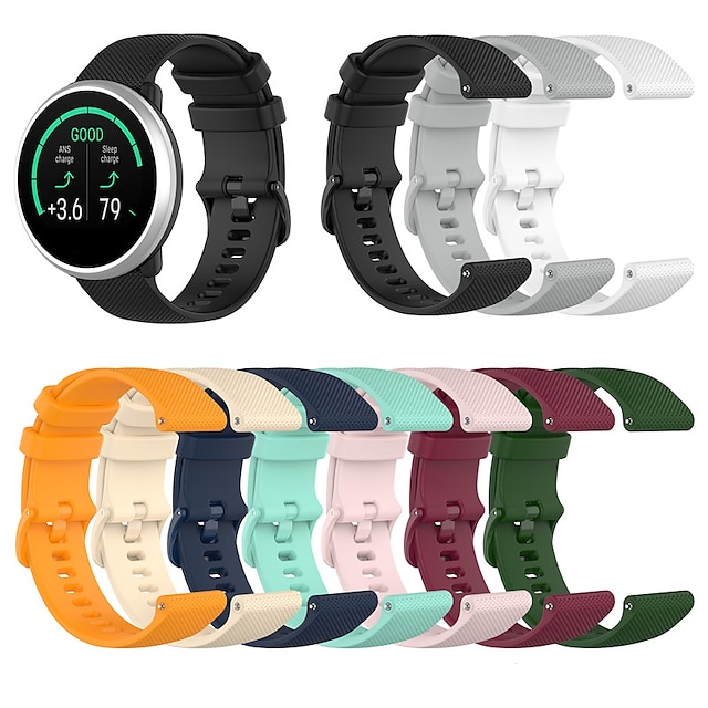  1 PCS Watch Band for Samsung Galaxy Sport Band Classic Buckle Silicone Wrist Strap for Gear S3 Classic Samsung Galaxy Watch 46mm Samsung Galaxy Watch 42mm Samsung Galaxy Watch Active Samsung Galaxy