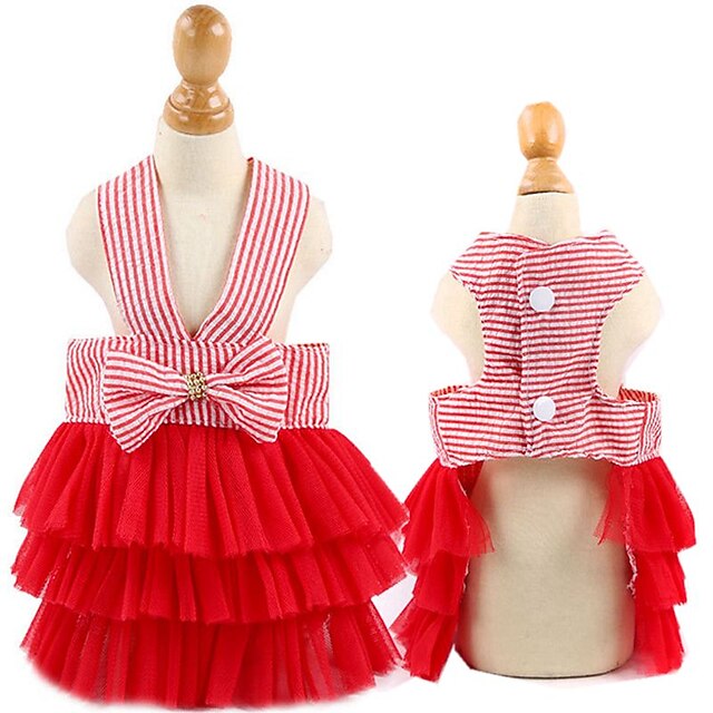 Dog Dress Party / Evening Sweet Style Dog Clothing for Husky Golden Retriever Dalmatian Japanese Spitz Bulldog 16