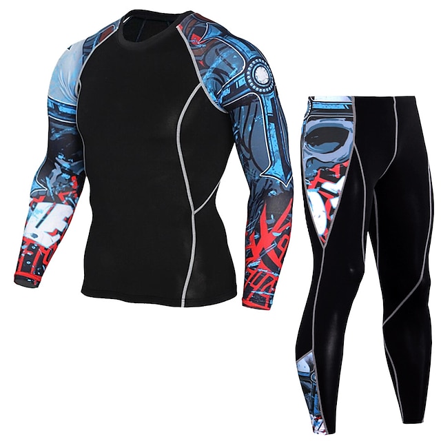 Sports & Outdoors Running, Jogging & Walking | JACK CORDEE Mens 2 Piece Activewear Set Workout Outfits Compression Suit Athletic