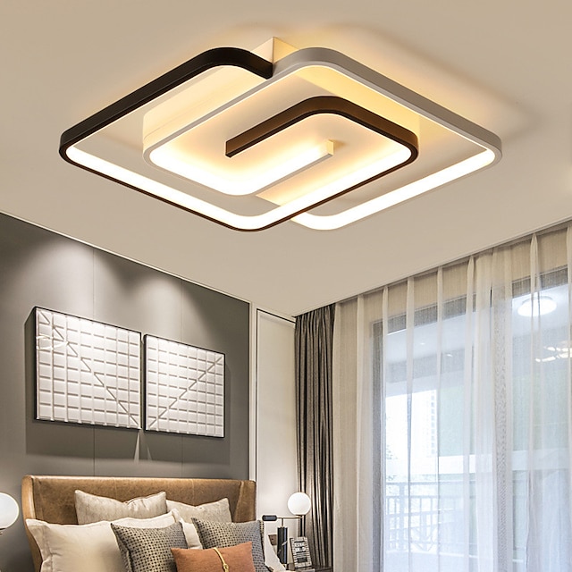  Luz de techo LED de 45 cm Luz de dormitorio moderna y cálida Luz de habitación de moda nórdica Luz de comedor creativa de 45 cm