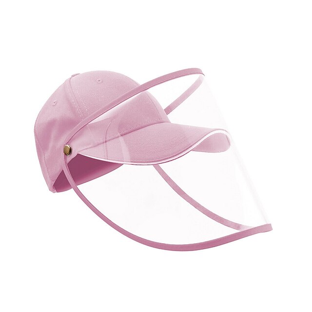  Per donna Cappello protettivo Impermeabile Antivento Poliestere Essenziale - Tinta unita Bianco Rosa