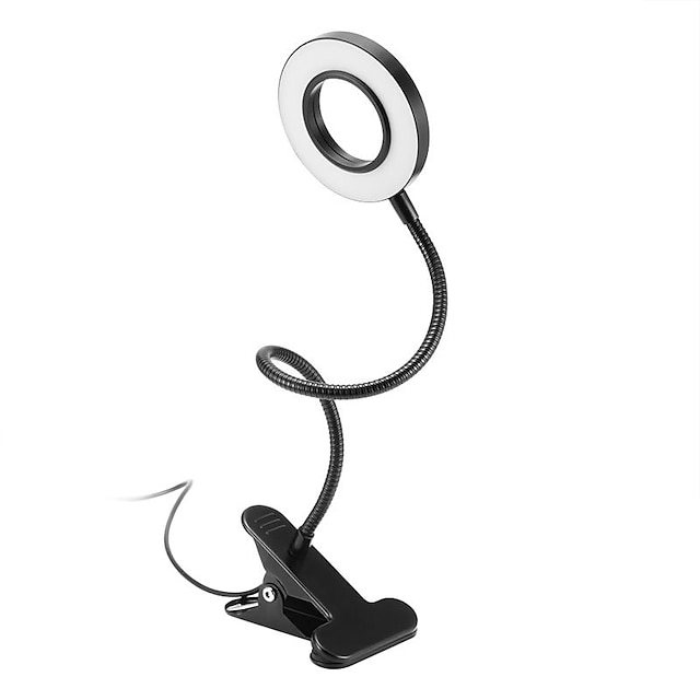  Lámpara de Mesa / Lámpara de Escritorio / Luz de Lectura Ajustable / Regulable Contemporáneo moderno Alimentado por USB Para Dormitorio / Oficina Negro / CE