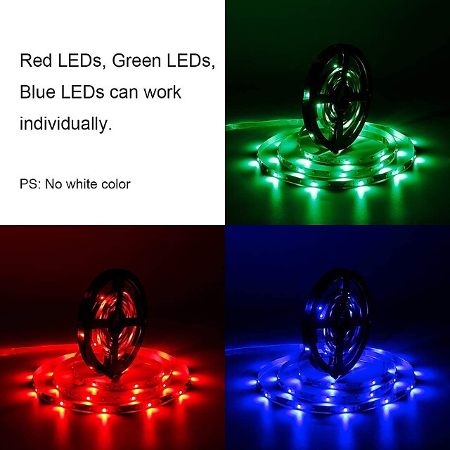 LED Strip Lights RGB 10M 32.8ft Christmas Tiktok TV Backlight 600LEDs ...