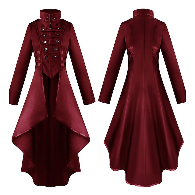 Punk & Gothic Steampunk 17th Century Trench Coat Outerwear Plague ...