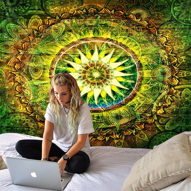 Home & Garden Home Decor | Mandala Bohemian Wall Tapestry Art Decor Blanket Curtain Hanging Home Bedroom Living Room Dorm Decora