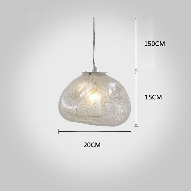 Lights & Lighting Pendant Lights | 20 cm Single Design Pendant Light Glass Electroplated Nordic Style 220-240V - MQ34046