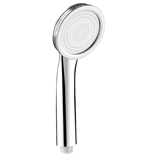  1pc soffione doccia con ugello pressurizzato accessori per il bagno in abs soffione doccia portatile cromato a risparmio idrico ad alta pressione