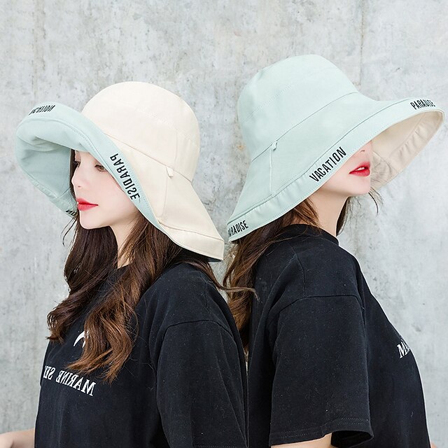 Women Lady Fashion Cotton Hiking Sun UV Cut PROOF Protection Outdoor Hat Cap 