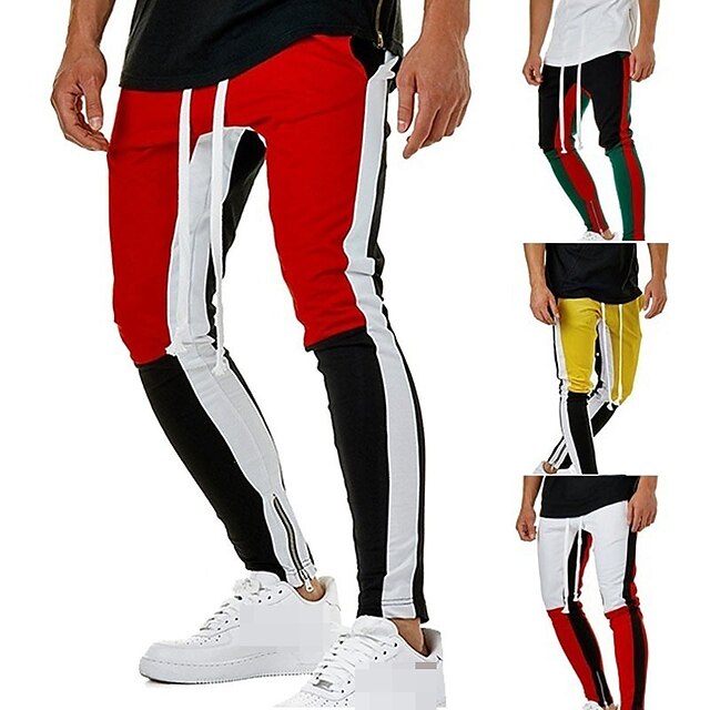 fila sport running fitted pants mens