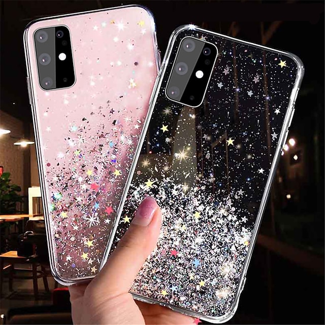  Phone Case For Samsung Galaxy S24 S23 S22 S21 S20 Plus Ultra A73 A53 A33 A42 Back Cover Glitter Shine sky Glitter Shine TPU