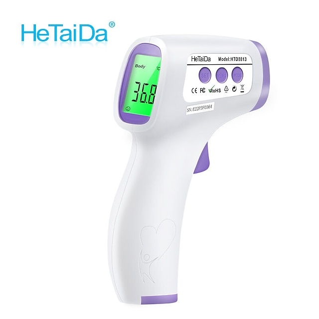  Forehead Thermometer Non-contact Thermometer Portable Handheld Thermometer Digital Thermometer Baby Adult Temperature Instruments with CE & FDA Approved / Switching Between ℉/ ℃