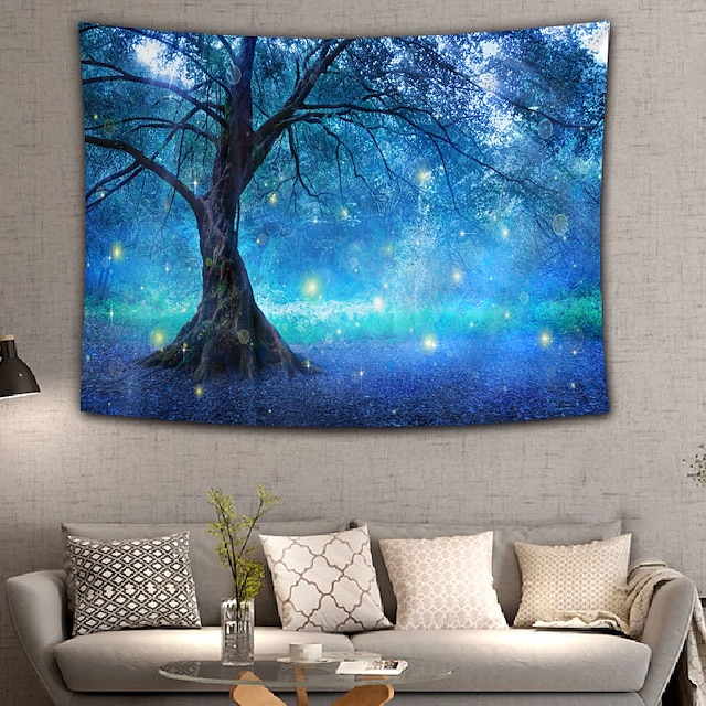 Home & Garden Home Decor | Home Living Tapestry Wall Hanging Tapestries Wall Blanket Wall Art Wall Decor ForestTree Tapestry Wal