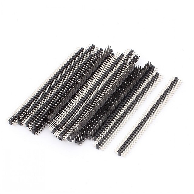  20Pcs 2X40P pitch 2.54MM  Dual Row Male 80 Pin Header Connector