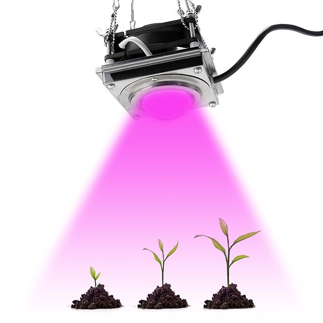  1pcs Full Spectrum COB Grow Light for Indoor Plants 60W High Luminous Efficiency Growing Lamp for Plants COB Phytolamp for Indoor Grow Box Greenhouses