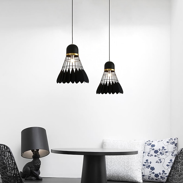 Lights & Lighting Pendant Lights | 20 cm Single Design Pendant Light Metal Sputnik Geometrical Mini Painted Finishes LED Modern 