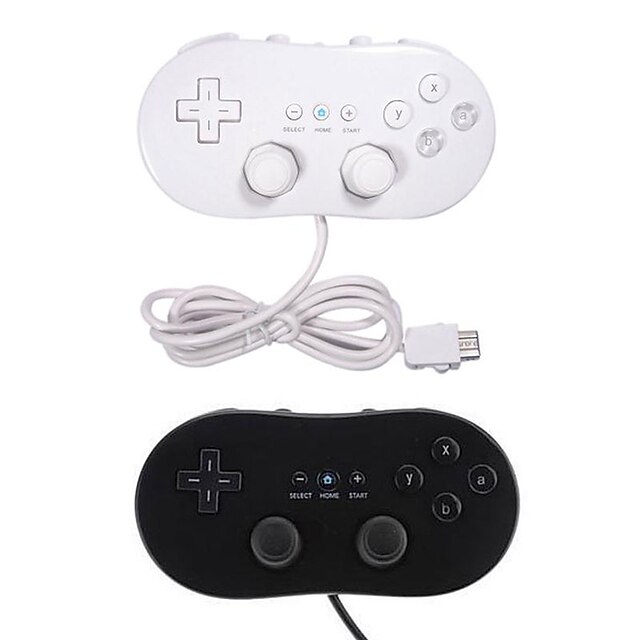  Med ledning Game Controller Til Wii U / Wii ,  Bærbar / Originale Game Controller Metall / ABS 1 pcs enhet
