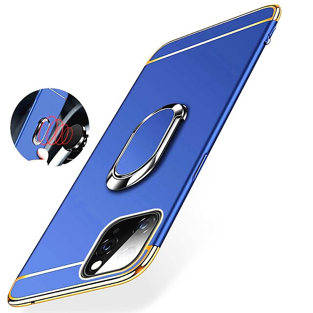  Magnetic Ring Ultra Thin Hard PC Holder Stand Phone Case For iphone 11 Pro Max SE 2020 XR XS Max X 8 Plus 7 Plus 6 Plus Shockproof Protection Back Cover
